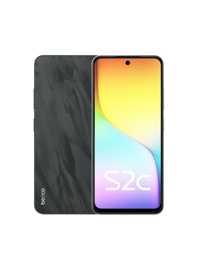 بينكو هاتف محمول S2C 6GB+128GB بدون كاميرا وبدون GPS | رمادي رمل البحر - Image 2