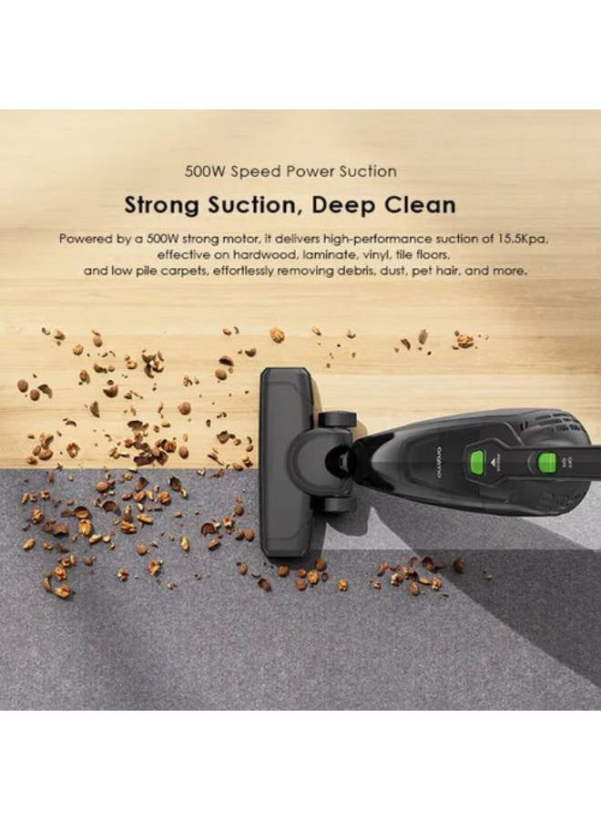 أورايمو Oraimo OSV-251A SmartVacuum Corded Vacuum Cleaner with 5m Wire, 500W High Speed Powerful Suction 500 W 4894947029615 grey - Image 3