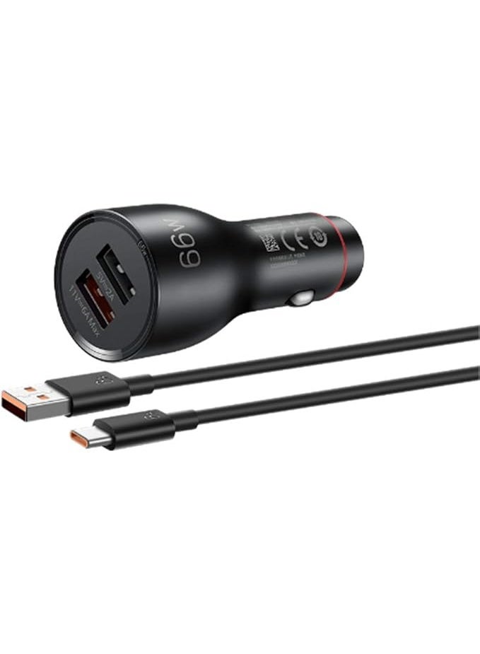 HUAWEI Super Charge Car Charger (Max 66 W) black - Image 2