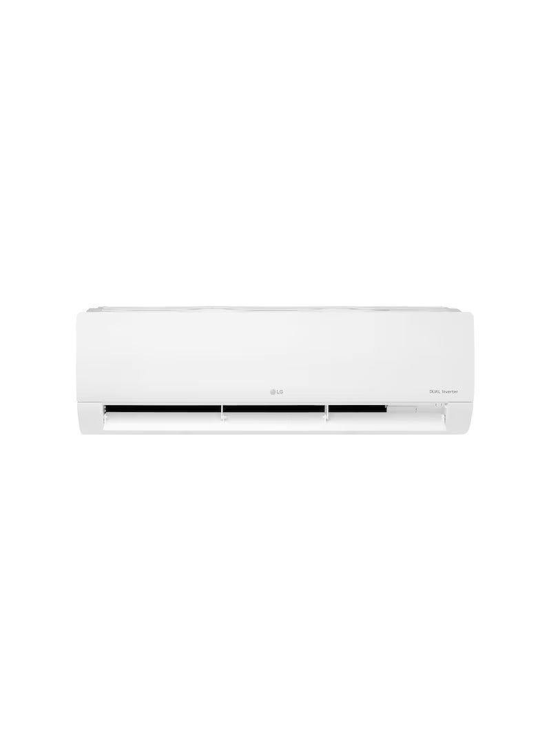 إل جي LG Air Conditioner STD, 1.5 HP, Cooling & Heating, Dual Inverter Motor, Fast Cooling, Energy Saving, Low Noise, auto-Cleaning, S4-Q12JA3AE S4-W12JA3AE WHITE - Image 2
