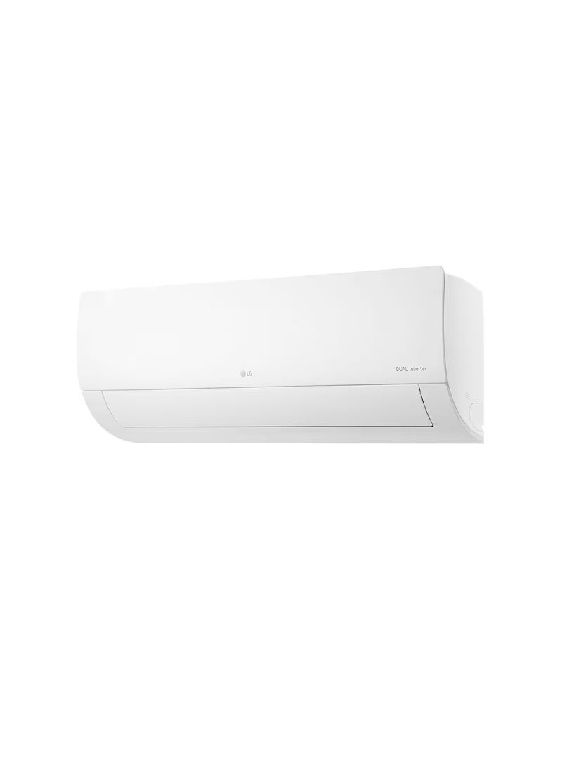 إل جي LG Air Conditioner STD, 1.5 HP, Cooling & Heating, Dual Inverter Motor, Fast Cooling, Energy Saving, Low Noise, auto-Cleaning, S4-Q12JA3AE S4-W12JA3AE WHITE - Image 4