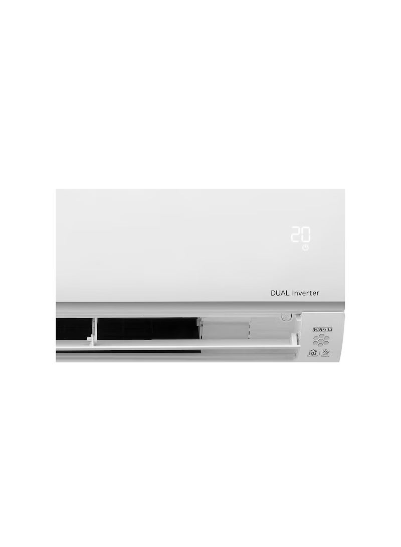إل جي LG S-PLUS Air Conditioner, 1.5 HP, Cool & Heat Inverter, Wi-Fi, Fast Cooling, UVnano Technology, 4-Way Air Distribution, Low Noise, S4-W12JA2MA S4-W12JA2MA white - Image 3