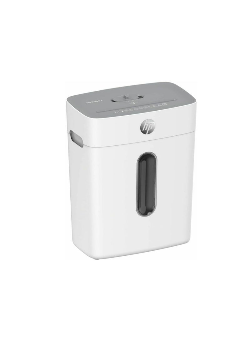 HP OneShred 8cc Shredder, P-4 Safety Level, Cross Cut, 8 Sheets, 2801 white - Image 1