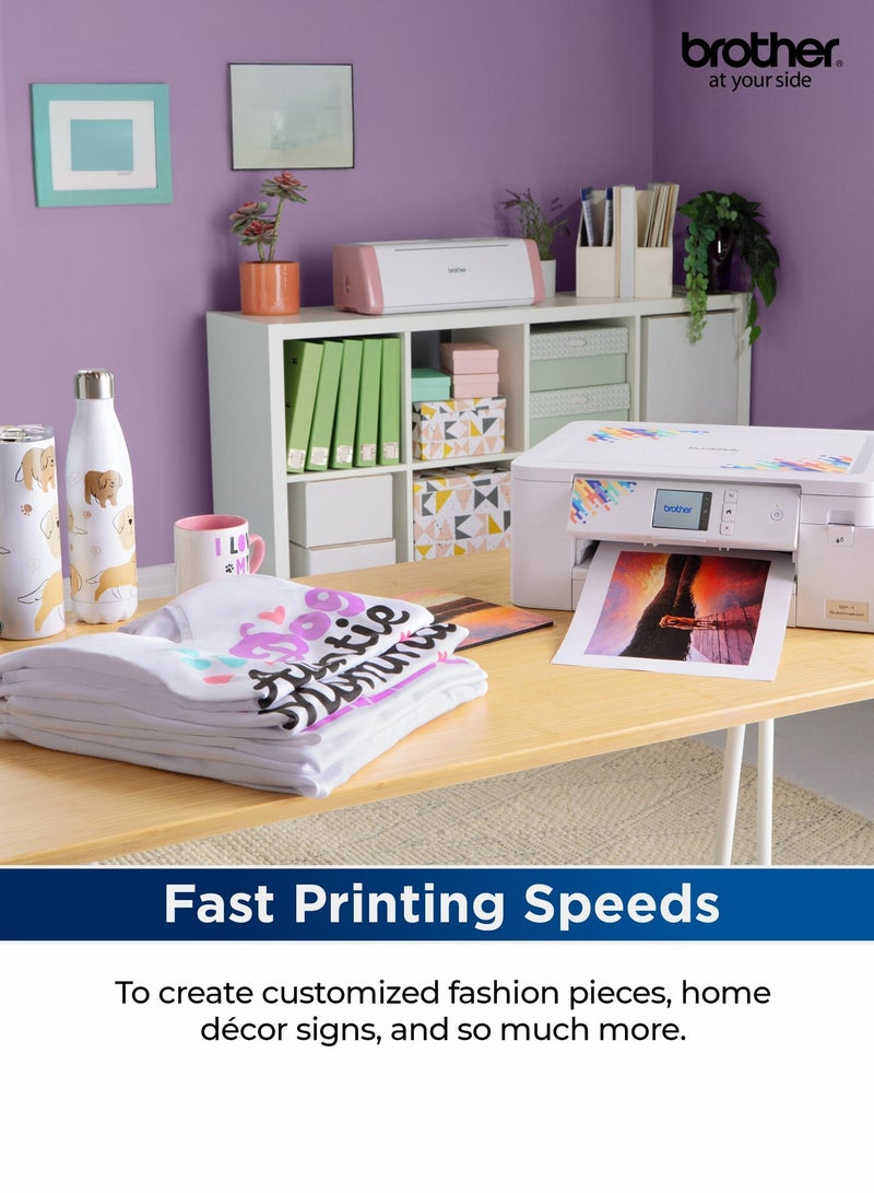 بروذر طابعة Brother SP-1 للطباعة بالتسامي مع مجموعة البداية | طابعة مدمجة لاسلكية | متوافقة مع تطبيق Artspira | طباعة ملونة عالية الدقة للأقمشة ومشاريع DIY - Image 4