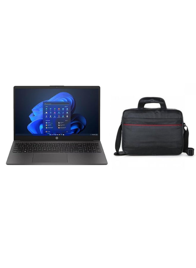 HP 255 R G10 (Upgraded Version) Laptop With 15.6 Inch Full HD (1920x1080) Display, AMD Ryzen 5 7535U Processor/16GB RAM DDR5/512GB SSD/Windows 11+Free Bag English/Arabic Dark ash Silver - Image 1