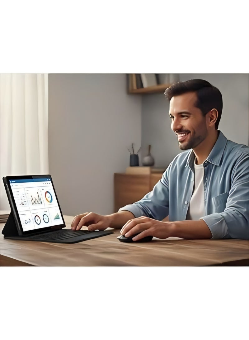 أوتيتو تاب 91 تابلت، شاشة 10.1 بوصة، دقة 1280x800، معالج رباعي النواة 1.8GHz، 8GB RAM، 512GB ROM، بطارية 6000mAh، دعم شريحة 4G - أزرق - Image 3