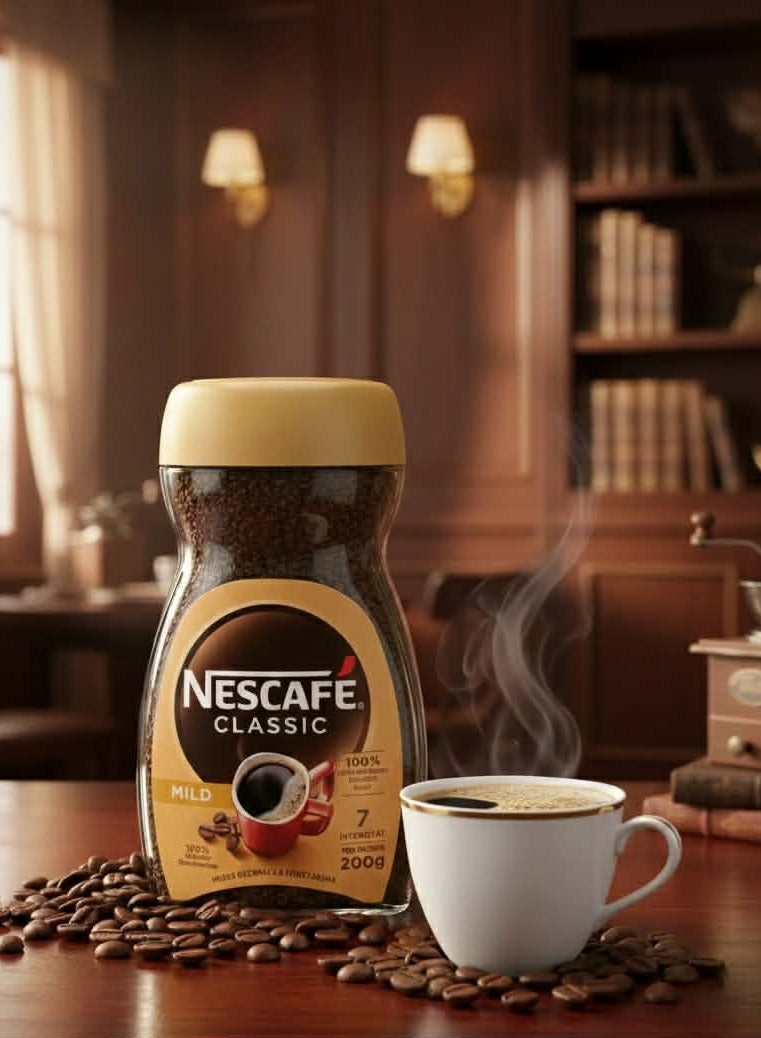 نسكافيه Nescafe Classic coffee 200g 200grams Single - Image 3