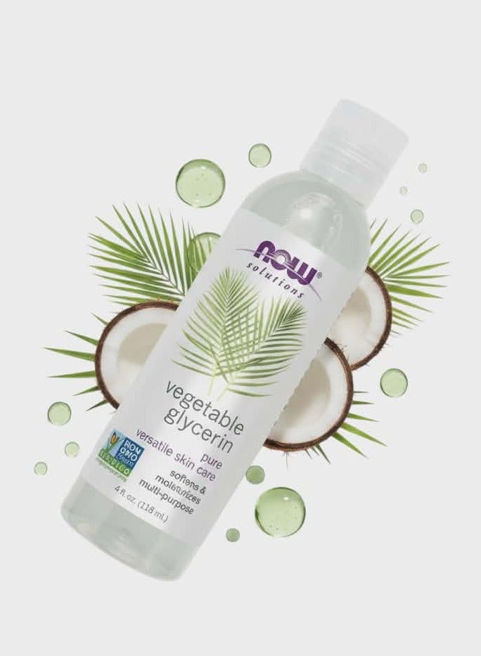 ناو فودز Now Foods Vegetable Glycerine, 118 ml 118ml - Image 1