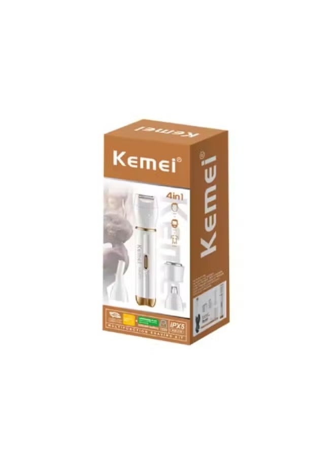 كيمي KM-276 4-in-1 Hair Removal Kit for Face and Body - Image 4