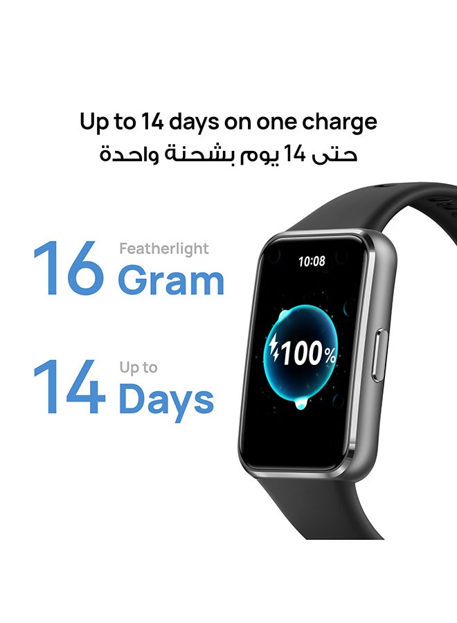 HUAWEI Band 11 Smart Watch, Enhanced Sleep Tracking, Health & Fitness Tracker, Up to 14-day Battery Life, Ultra-Slim & Comfort Wear, iOS & Android Compatible, Online Exclusive, Purple Polymer Case - Image 2