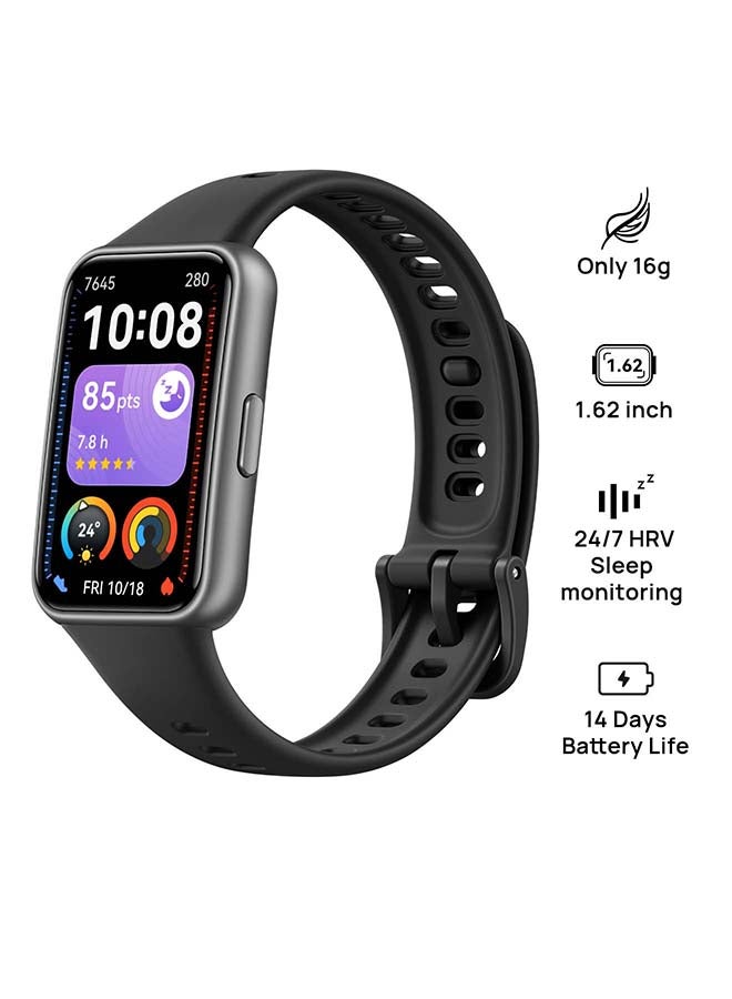 Band 11 Smart Watch, Enhanced Sleep Tracking, Health & Fitness Tracker, Up to 14-day Battery Life, Ultra-Slim & Comfort Wear, iOS & Android Compatible, Online Exclusive, Black