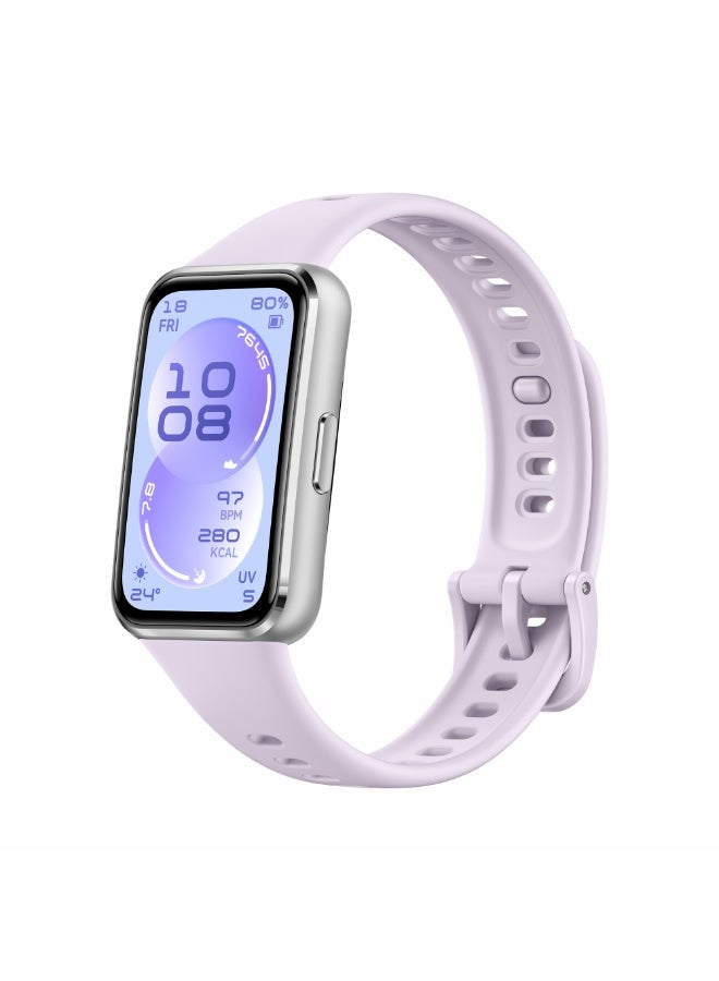 Band 11 Smart Watch, Enhanced Sleep Tracking, Health & Fitness Tracker, Up to 14-day Battery Life, Ultra-Slim & Comfort Wear, iOS & Android Compatible, Purple Aluminum Alloy Case