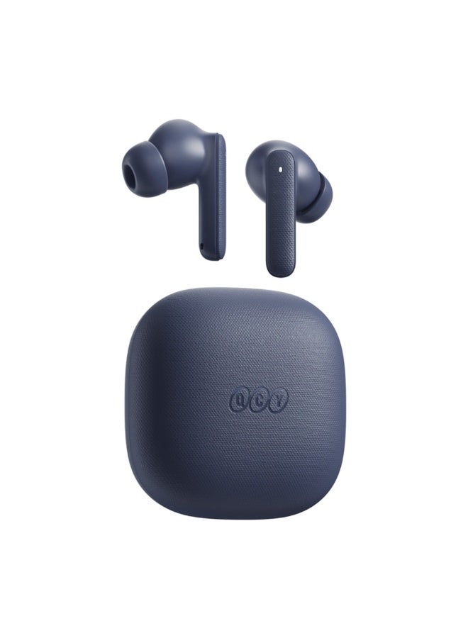 كيو سي واي Buds T43 ENC TWS Earbuds Dark Blue - Image 1