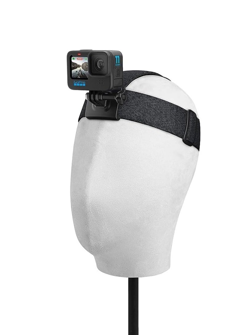 GoPro Head Strap 2.0 (Action Camera Head Mount + Clip) BLACK - Image 3