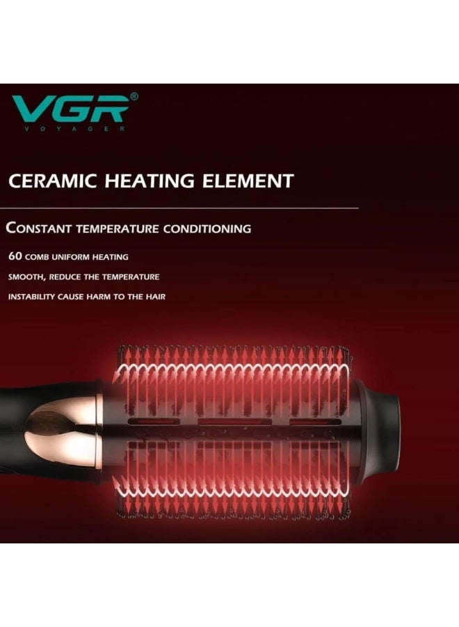 VGR Professional Hot Air Brush for Women's VGR V-492 Black - Image 4