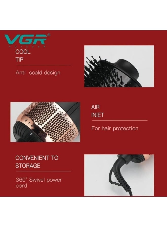 VGR Professional Hot Air Brush for Women's VGR V-492 Black - Image 3