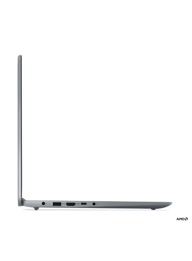 لينوفو لابتوب IdeaPad Slim 3 15AMN8 بشاشة 15.6 بوصة عالية الدقة بالكامل (1920x1080)، معالج AMD Ryzen 5-7520U/ذاكرة وصول عشوائي 8 جيجابايت DDR5/قرص صلب SSD سعة 512 جيجابايت/نظام تشغيل Windows 11/ الإنجليزية/العربية - Image 3