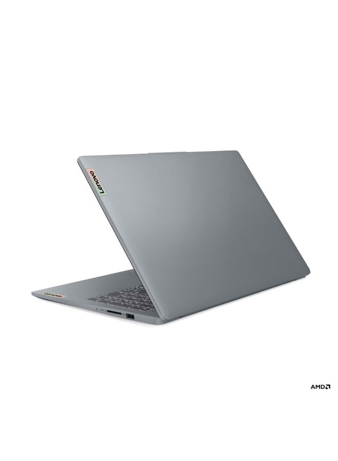 لينوفو لابتوب IdeaPad Slim 3 15AMN8 بشاشة 15.6 بوصة عالية الدقة بالكامل (1920x1080)، معالج AMD Ryzen 5-7520U/ذاكرة وصول عشوائي 8 جيجابايت DDR5/قرص صلب SSD سعة 512 جيجابايت/نظام تشغيل Windows 11/ الإنجليزية/العربية - Image 5