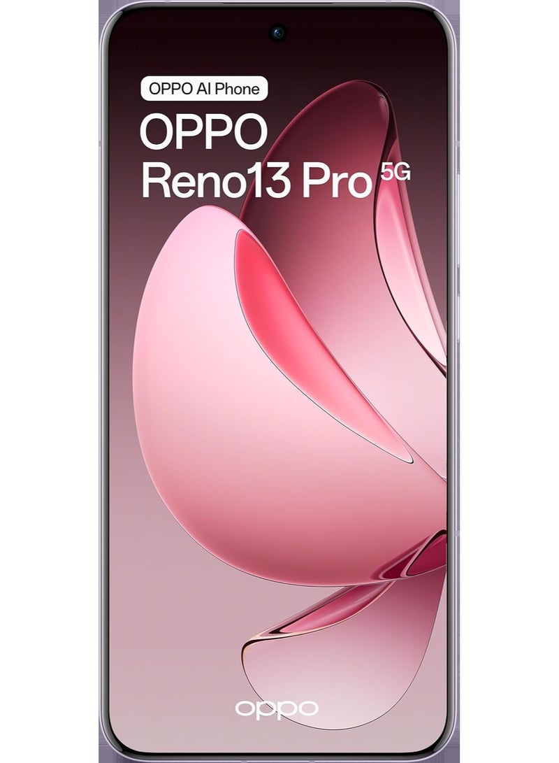 أوبو هاتف أوبو رينو13 برو 5G ثنائي الشريحة 12GB RAM 512GB ROM بلوم بنفسجي - النسخة الدولية - Image 2