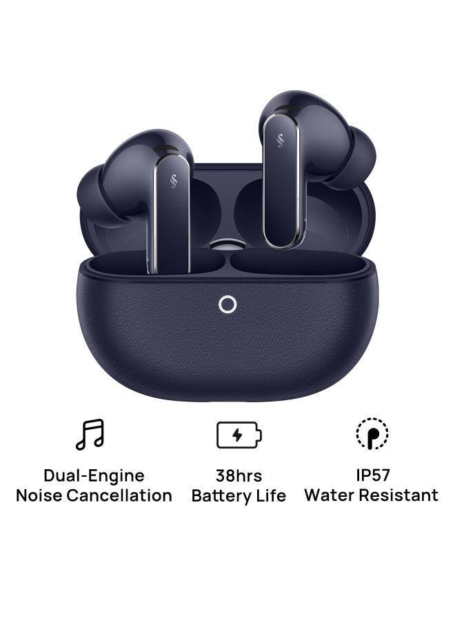 FreeBuds Pro 5 Wireless Earbuds, Bluetooth In-ear Earphones, AI Noise Cancellation, Secure Fit with Immersive Sound, Stable Calls, IP57 Waterproof for Sports, 38H Battery Life, Blue, Online Exclusive Blue