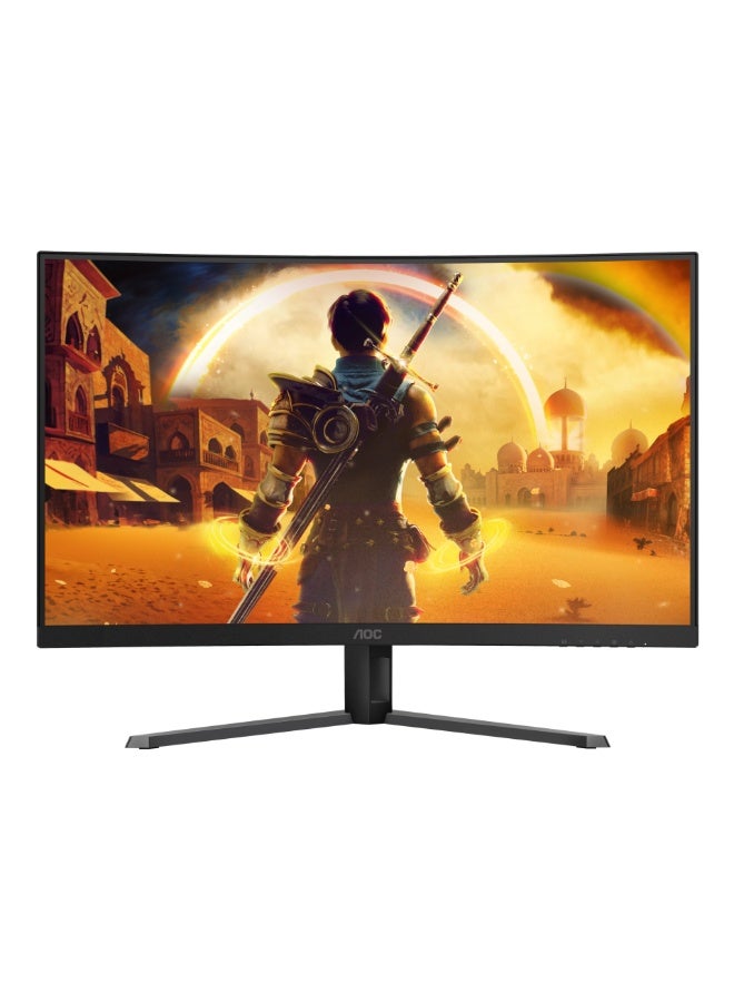 اي او سي C32G42ZE 31.5″ Curved Gaming Monitor, Full HD, VA Panel, 240Hz (260Hz OC), 0.3ms MPRT, Adaptive Sync, HDR10, HDMI 2.0, DP 1.4, 1500R Curved, Flicker-Free, Low Blue Light, Black | C32G42ZE/89 Black - Image 1