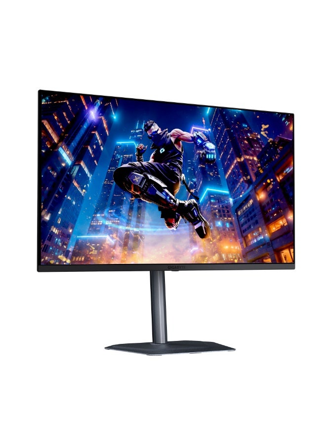 جيجابايت MO32U2 32" 4K UHD QD-OLED Gaming Monitor – 240Hz, 0.03ms, HDR True Black 400, 99% DCI-P3, HDMI 2.1, DisplayPort 1.4, USB-C, FreeSync Premium Pro, G-SYNC Compatible, KVM, Adjustable Stand black - Image 3