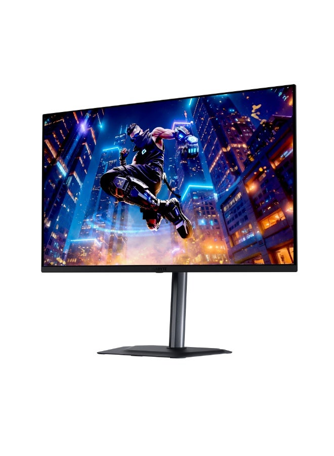 جيجابايت MO32U2 32" 4K UHD QD-OLED Gaming Monitor – 240Hz, 0.03ms, HDR True Black 400, 99% DCI-P3, HDMI 2.1, DisplayPort 1.4, USB-C, FreeSync Premium Pro, G-SYNC Compatible, KVM, Adjustable Stand black - Image 2