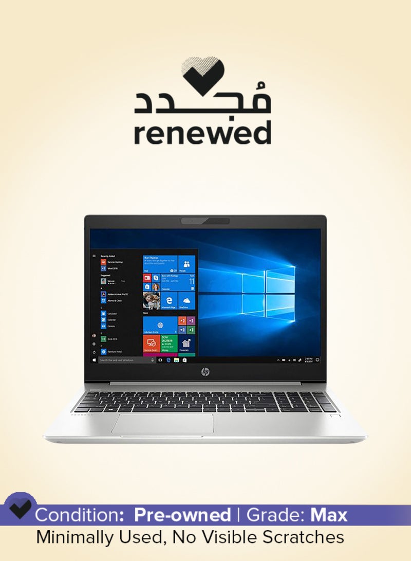 HP Renewed - ProBook 450 G6 Laptop With 15.6-Inch Display, Core i3 Processor/8GB RAM/256GB SSD/UHD Graphics 620 Natural Silver - Image 1