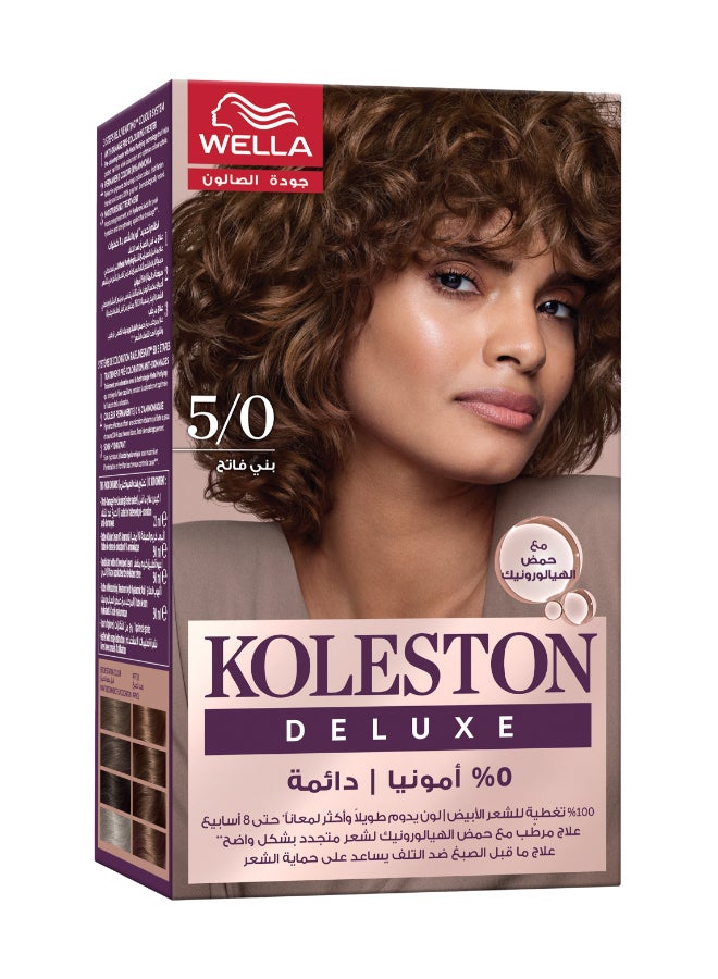 ويلا كوليستون ديلوكس - 0% أمونيا، 100% تغطية للشيب، مع حمض الهيالورونيك، لون يدوم حتى 8 أسابيع وأكثر لمعاناً* - - Image 1