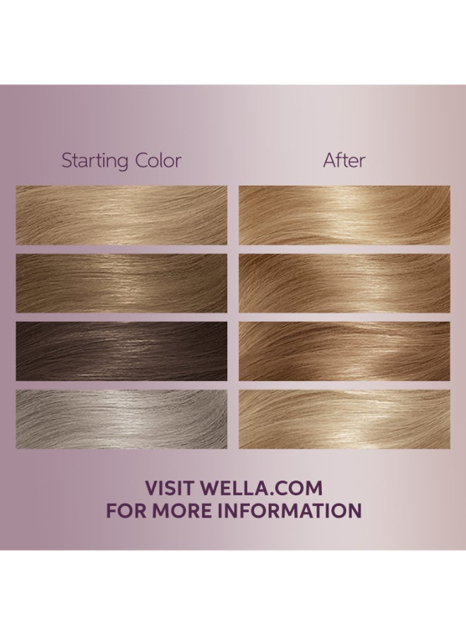 WELLA Koleston Deluxe - 0% Ammonia, 100% Grey Coverage, with Hyaluronic Acid, Up to 8 weeks long-lasting & shinier* color – 8.1 Light Ash Blonde 152ml - Image 3