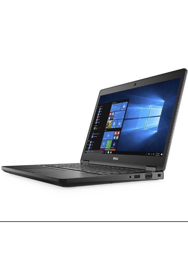 Renewed - Latitude 5480 Laptop With 14-Inch Display,Intel i5-7300U/7th Gen/8GB RAM/Dual Core/DDR4/256GB SSD/Windows 10 Pro English - Black