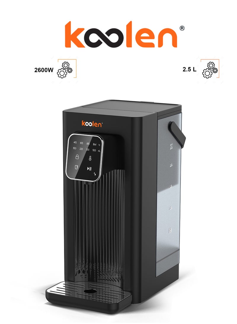 KOOLEN Electric Instant Kettle - 2.5 L - 2600W - Black - 800102063 800102063 black - Image 1