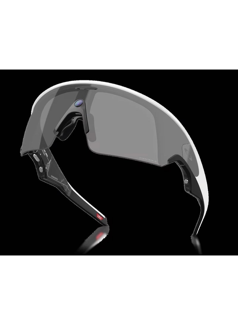 Meta Oakley Meta Vanguard AI Glasses, Wide - Universal Fit, White Frame, Prizm Black Lenses - Image 5