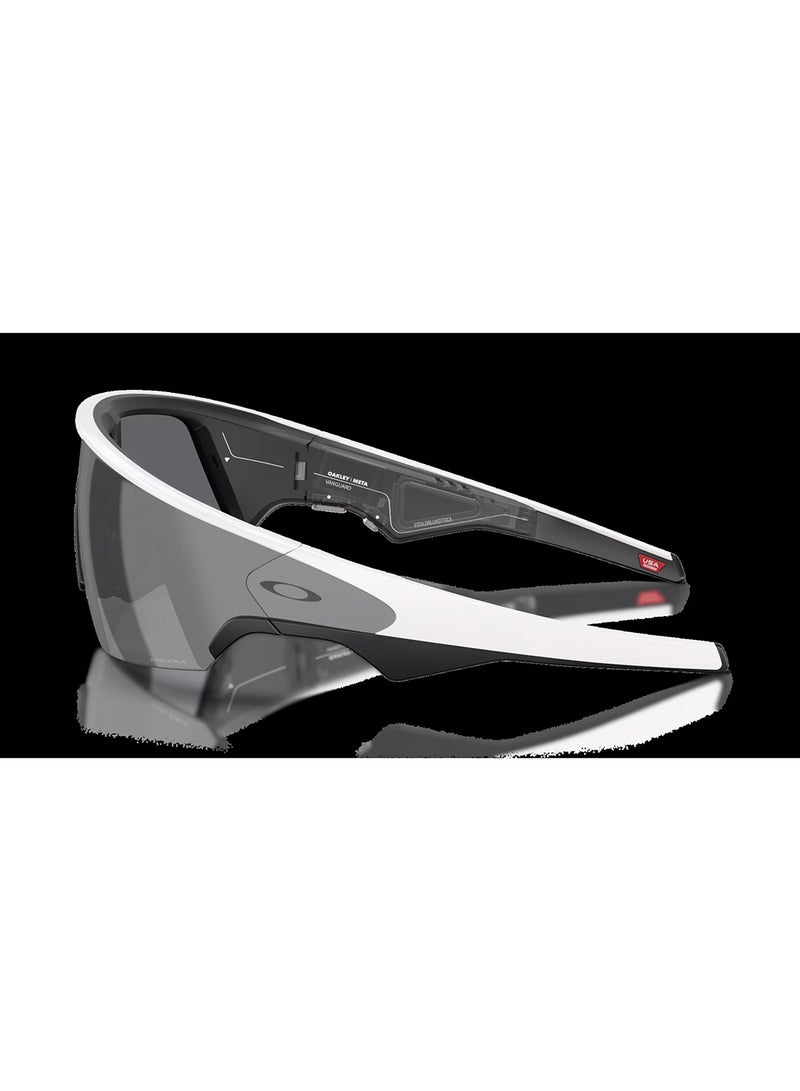 Meta Oakley Meta Vanguard AI Glasses, Wide - Universal Fit, White Frame, Prizm Black Lenses - Image 3