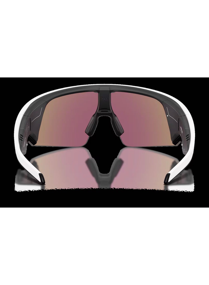 Meta Oakley Meta Vanguard AI Glasses, Wide - Universal Fit, White Frame, Prizm Sapphire Lenses - Image 4