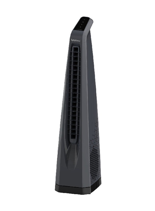 SYMPHONY 75W Bonaire Digital Bladeless Tower Fan 112 x 32 x 25 cm I SURROUND I Grey and Black - Image 3