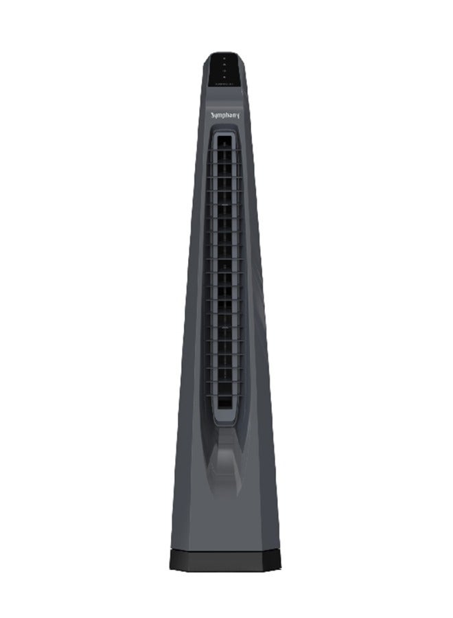 SYMPHONY 75W Bonaire Digital Bladeless Tower Fan 112 x 32 x 25 cm I SURROUND I Grey and Black - Image 4