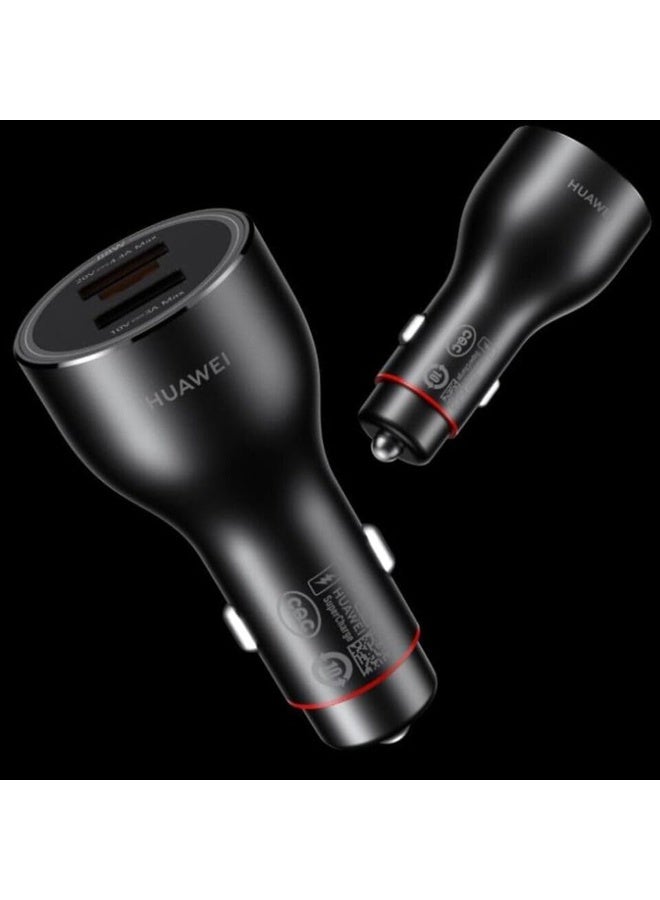 HUAWEI (Max 88W) Super Charge Dual USB Car Charger P0015 CN Version Black - Image 5