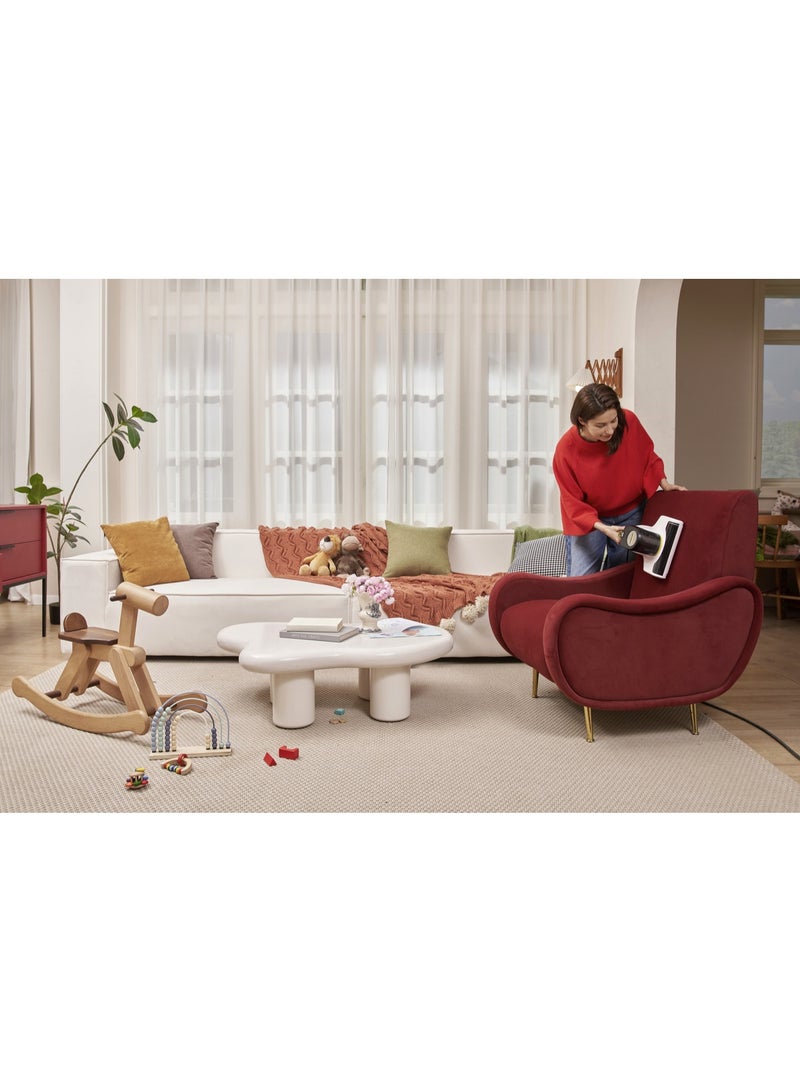 كارشر Karcher VCH 4 UVClean Mattress Vacuum Cleaner (Part# 1.198-415.0) – Handheld UV-C Sanitizer for Bedding, Sofas & Upholstery – 500W Powerful Suction, 180 Beats/Sec Vibrating Roller 400 ml 500 W 1.198-415.0 white - Image 5