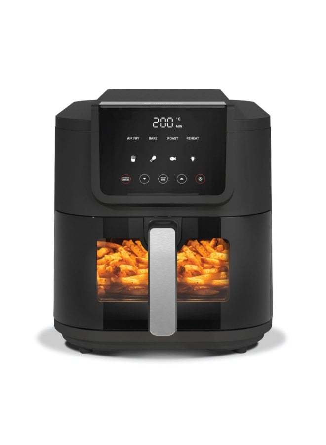 nutricook 7-Program Slim Air Fryer 5 L 1500 W NC-AFS100 Black and Silver - Image 4