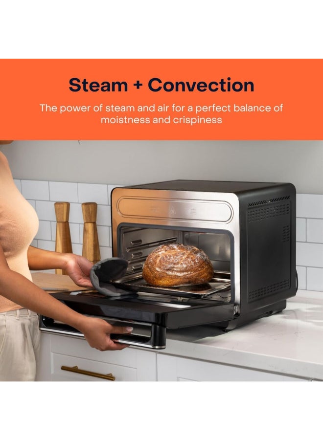 nutricook 1600W Steami Steam + Air Fryer Oven 24 L 1600 W NC-ST01K Black - Image 4