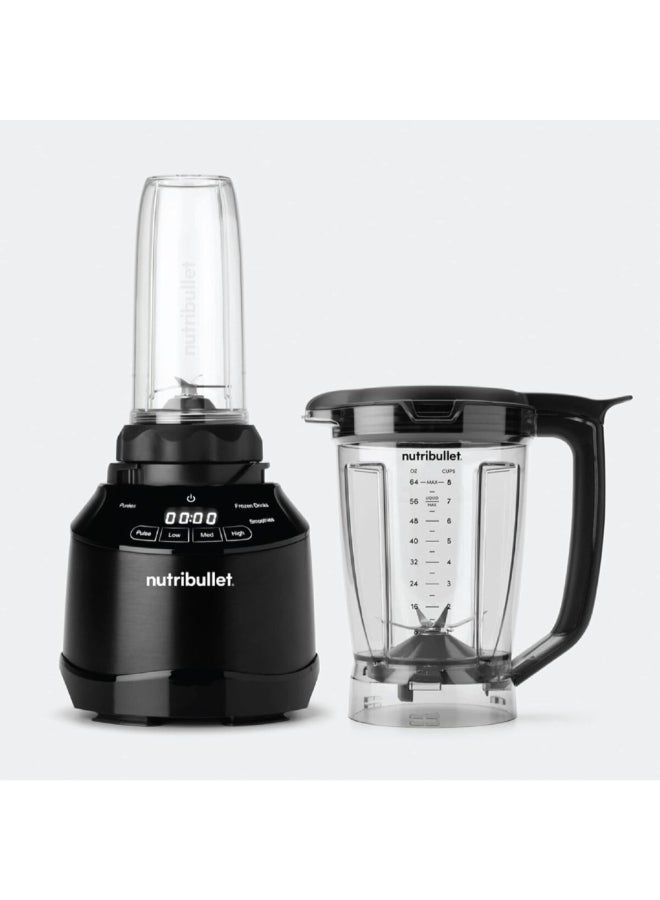 نوتري بوليت Smart Touch Combo Blender 1.9 L 1500 W NBT-0815B Black and Clear - Image 2