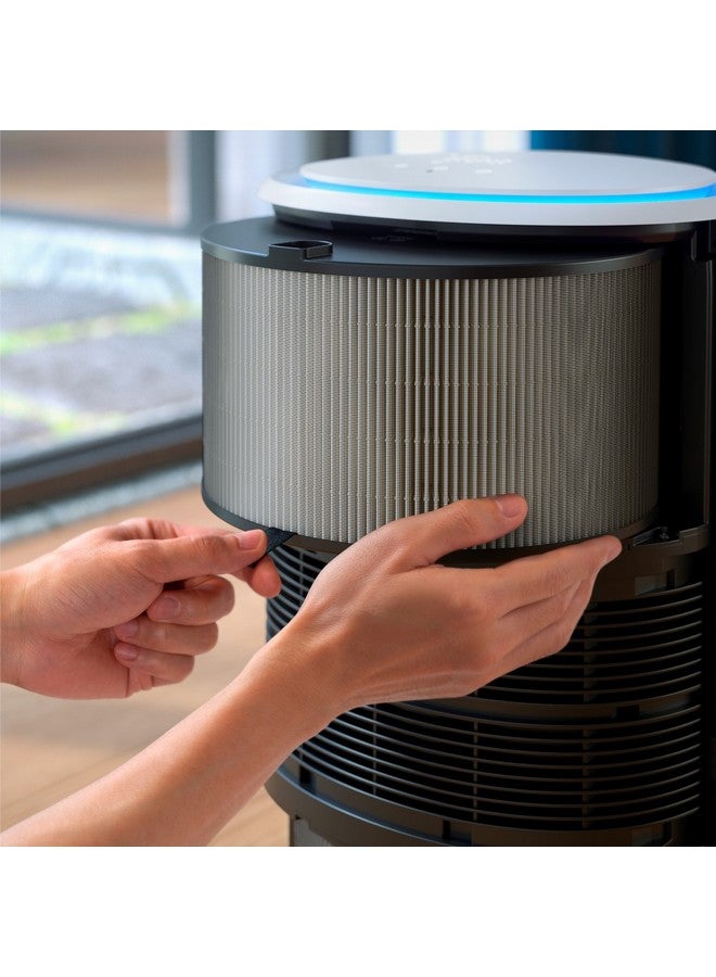 Philips PureProtect 3200 Series HEPA NanoProtect Air Purifier Filter 30.6 x 24.5 x 24.5 cm FY3200/30 Grey and Black - Image 5