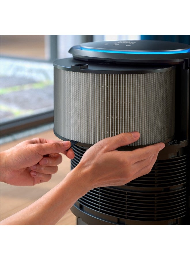Philips PureProtect Pro 4200 Series HEPA NanoProtect Air Purifier Filter 30.6 x 24.5 x 24.5 cm FY4200/30 Grey and Black - Image 5