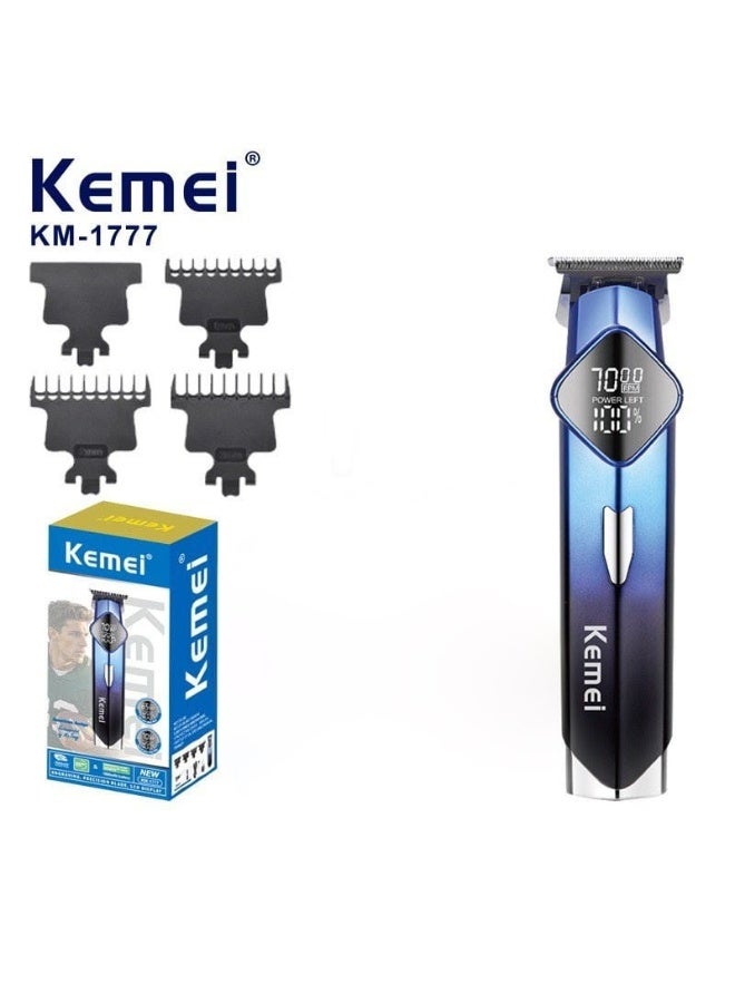 كيمي KM-1777 Professional Shaver and Trimmer with Digital Display and Multiple Combs - Image 1