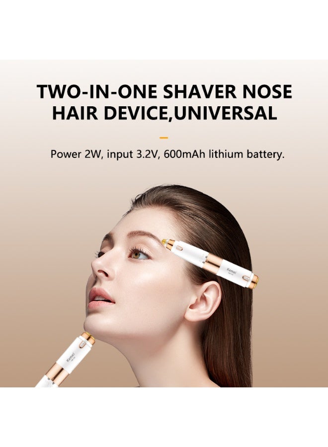 Kemei KM-152 Facial and Eyebrow Hair Removal Device for Women - Image 5
