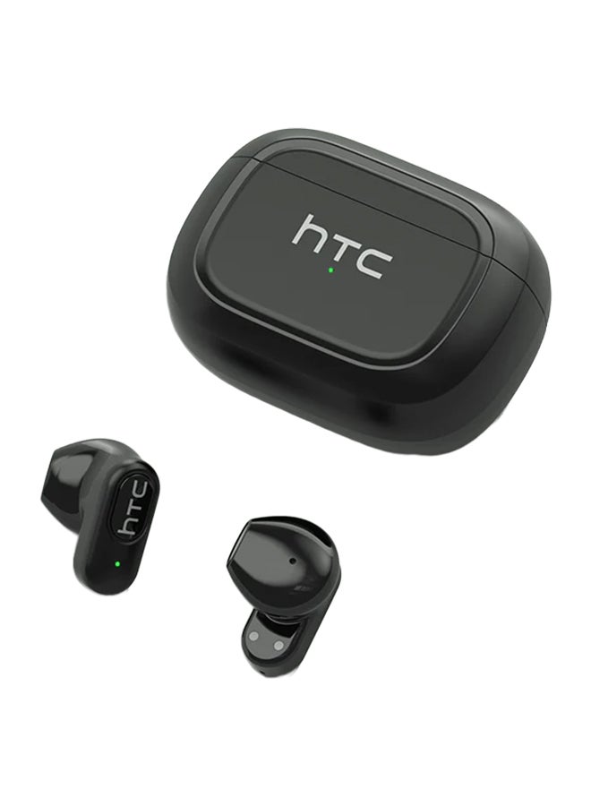 إتش تي سي NE51 In-Ear TWS Wireless Earbuds, Bluetooth 6.0, AI Translator Earphones, Adaptive EQ, HD Bass Sound, Smart Touch Control, 4-Hour Music Playback, Ultralight Sport Headphones with HD Mic, Black black - Image 4