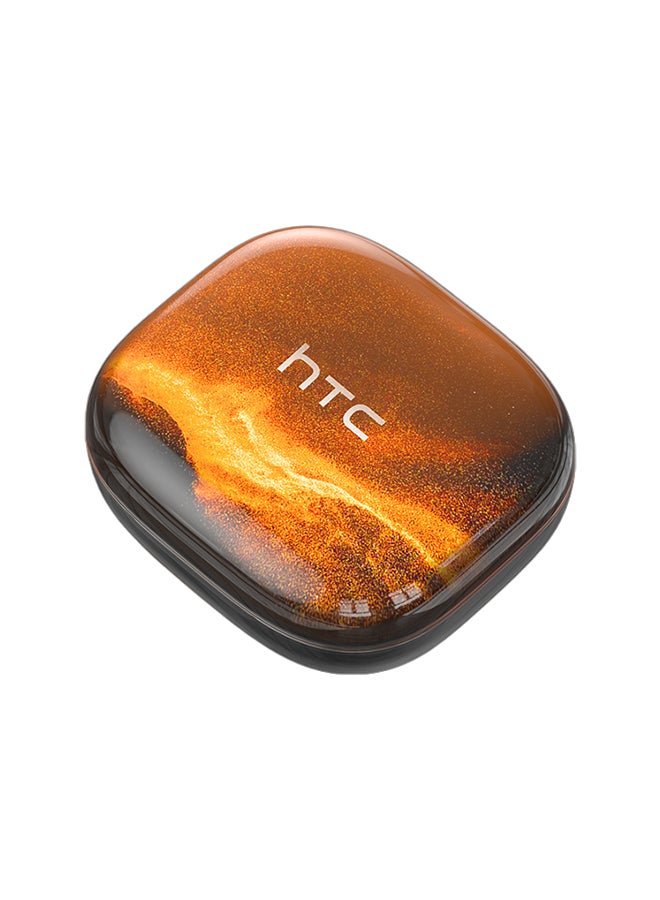 إتش تي سي NE10 OWS Wireless Earbuds, Bluetooth 5.4, HD Bass Sound, AI Translator Earphones, Adaptive EQ, IPX5 Water Resistance, 40-Hour Battery Life, 4-Hour Music Playback, Touch Control, Lightweight Sport Headphones, Orange orange - Image 5