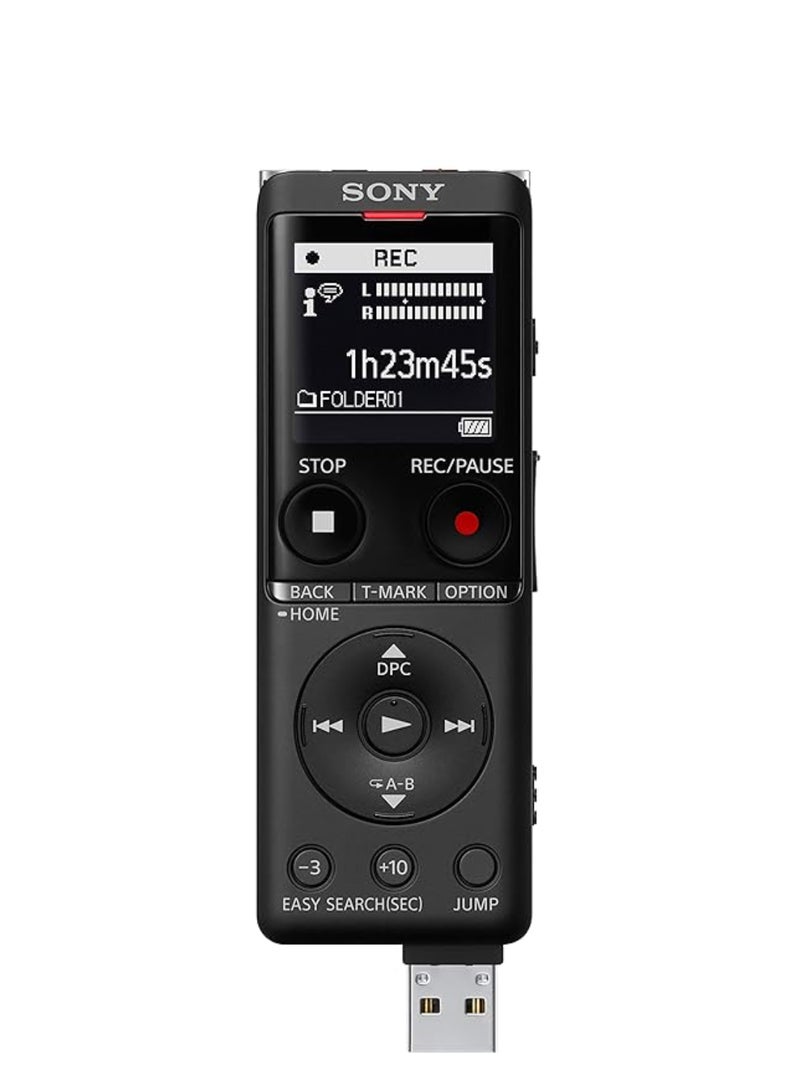 Sony Renewed - Light Weight Voice Recorder ICD-UX570F black - Image 3
