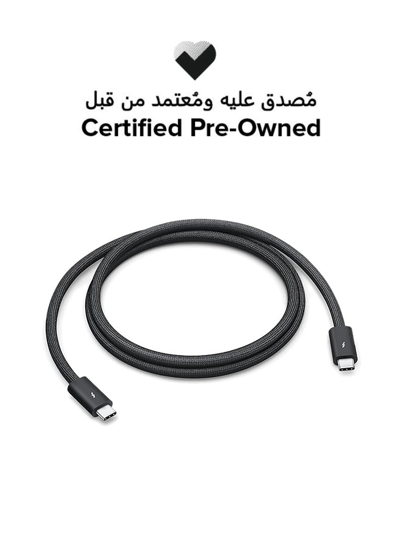 Apple Certified Pre Owned - Thunderbolt 5 (USB‑C) Pro Cable (1m) ​​​​​​​ black - Image 1